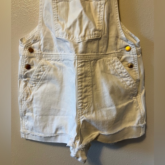 Universal Thread White Denim Overalls - Picture 3 of 5